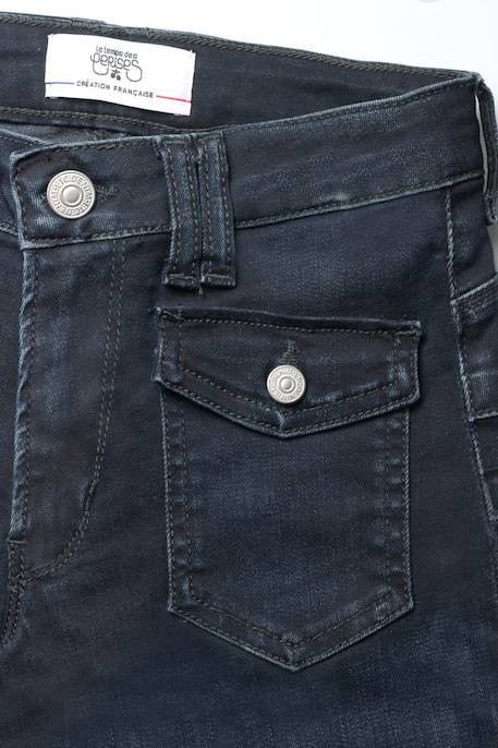 Jeans bootcut pulp slim, longueur 34 Blue / black 2 - vertbaudet enfant 