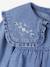 Robe bébé en denim brodé stone 5 - vertbaudet enfant 