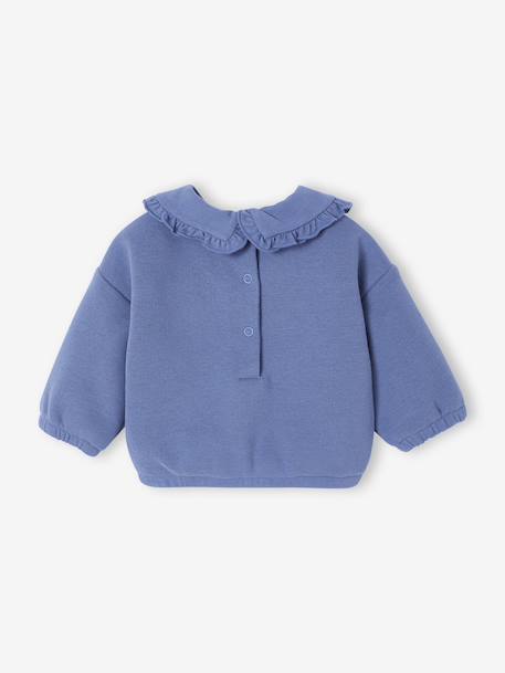 Sweat naissance effet denim bleu 2 - vertbaudet enfant 