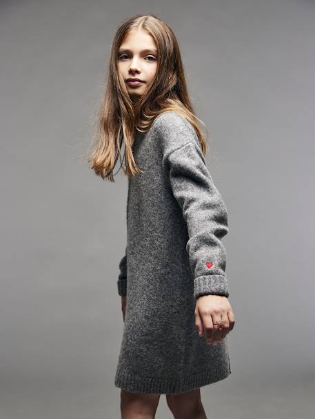 Robe en tricot anthracite 6 - vertbaudet enfant 