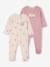 Lot 2 dors bien velours Marie lilas poudré 1 - vertbaudet enfant 