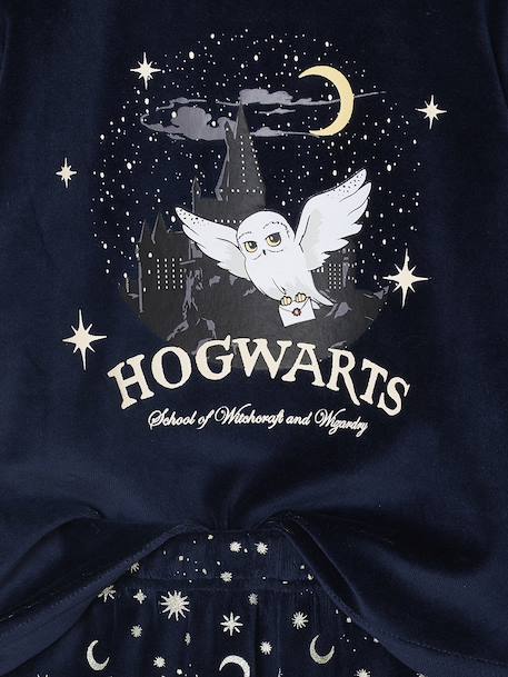 Pyjama fille Harry Potter en velours marine 5 - vertbaudet enfant 