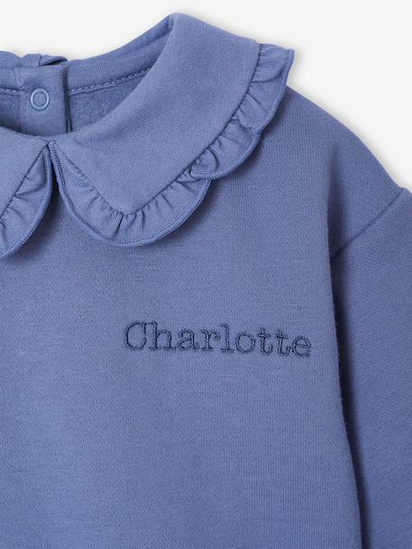 Sweat naissance effet denim bleu 3 - vertbaudet enfant 