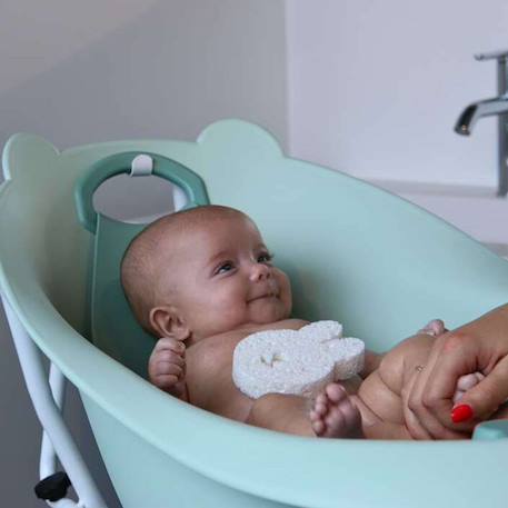Baignoire bébé ourson Gris+Terracotta+Vert 17 - vertbaudet enfant 