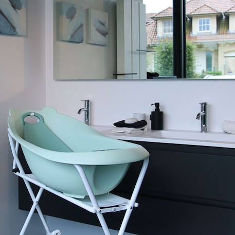 Baignoire bébé ourson Gris+Terracotta+Vert 15 - vertbaudet enfant 