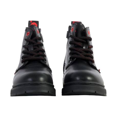 Bottines  à lacets Noir 5 - vertbaudet enfant 