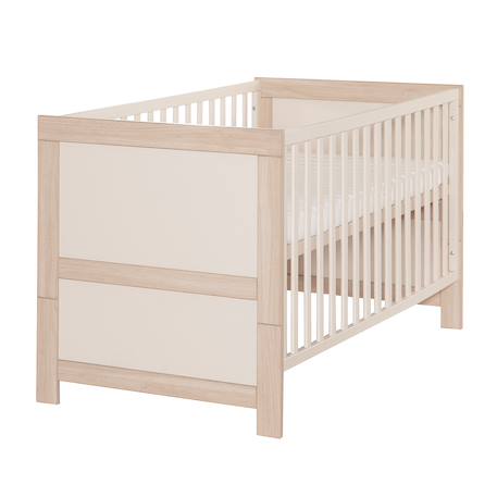 Lit évolutif transformable en lit junior momo Beige cashmere - chêne 1 - vertbaudet enfant 