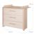 Commode à langer évolutive 3 tiroirs momo Beige cashmere - chêne 6 - vertbaudet enfant 