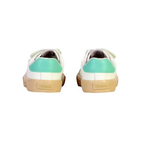 Baskets basses  à scratch Marine+Petalo+Vert foncé 10 - vertbaudet enfant 
