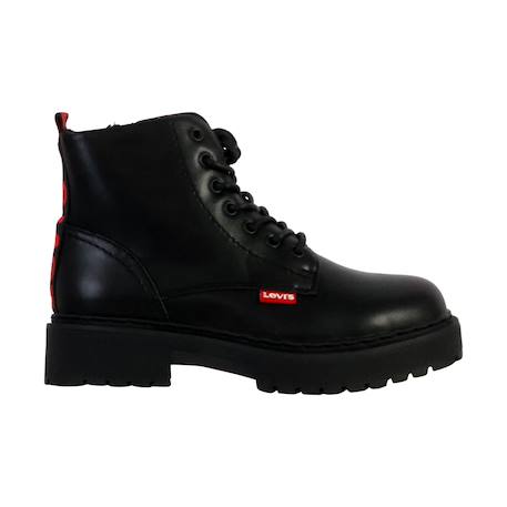 Bottines  à lacets Noir 1 - vertbaudet enfant 