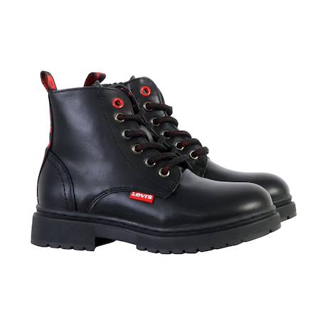 Bottines  à lacets Noir 3 - vertbaudet enfant 