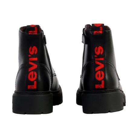 Bottines  à lacets Noir 4 - vertbaudet enfant 