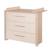 Commode à langer évolutive 3 tiroirs momo Beige cashmere - chêne 1 - vertbaudet enfant 