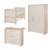 Chambre bébé évolutive complète avec soft-close momo Beige cashmere - chêne 1 - vertbaudet enfant 