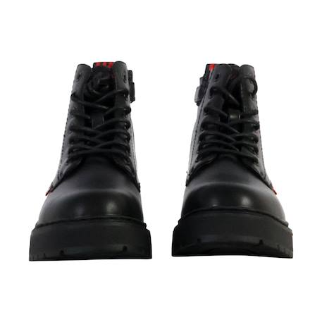 Bottines  à lacets Noir 5 - vertbaudet enfant 