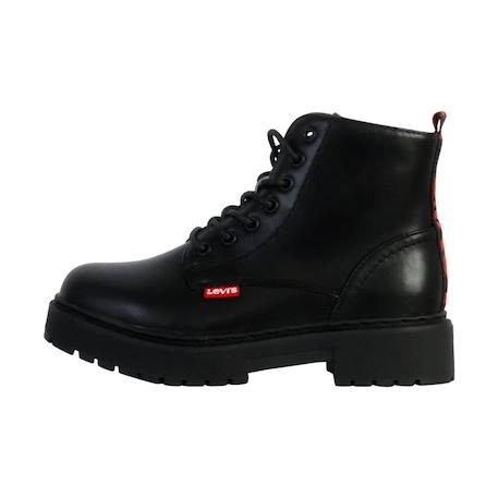Bottines  à lacets Noir 2 - vertbaudet enfant 