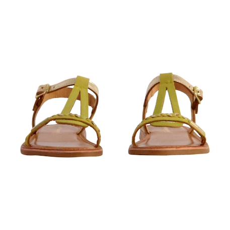 Sandales en cuir  à brides Noir 5 - vertbaudet enfant 