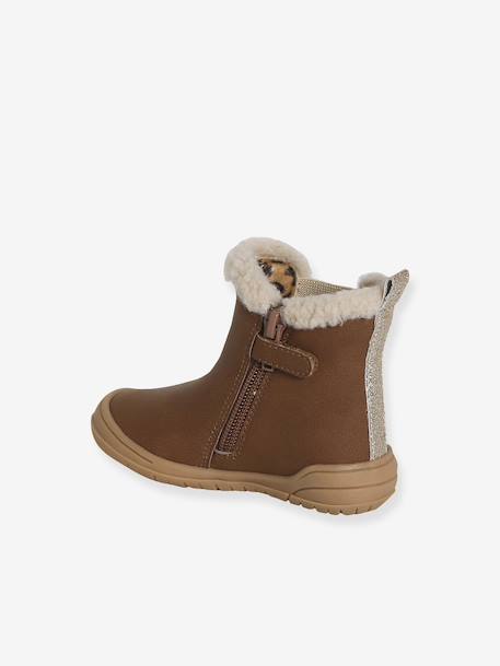 Boots bébé fille synthétique fourrées camel 3 - vertbaudet enfant 