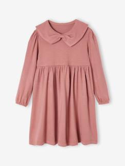 Robe col fantaisie en maille tricot fille  - vertbaudet enfant