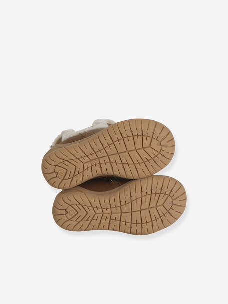 Boots bébé fille synthétique fourrées camel 6 - vertbaudet enfant 