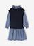 Robe 2 en1 fille marine 3 - vertbaudet enfant 