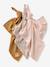 Lot de 3 langes en gaze de coton FLORA caramel 2 - vertbaudet enfant 