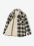 Chemise flanelle carreaux GA doublée Sherpa carreaux vert 8 - vertbaudet enfant 