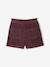 Short en velours fille détail coeurs brillants brodés prune 2 - vertbaudet enfant 