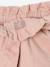 Short en velours fille style paperbag rose poudré 5 - vertbaudet enfant 