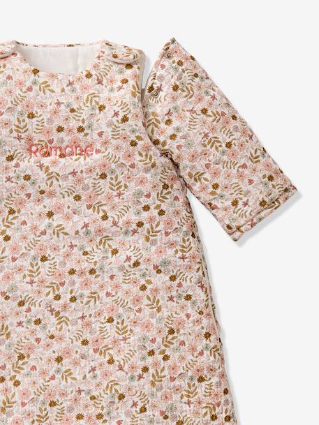 Gigoteuse manches amovibles personnalisable FLORA blanc imprimé 9 - vertbaudet enfant 