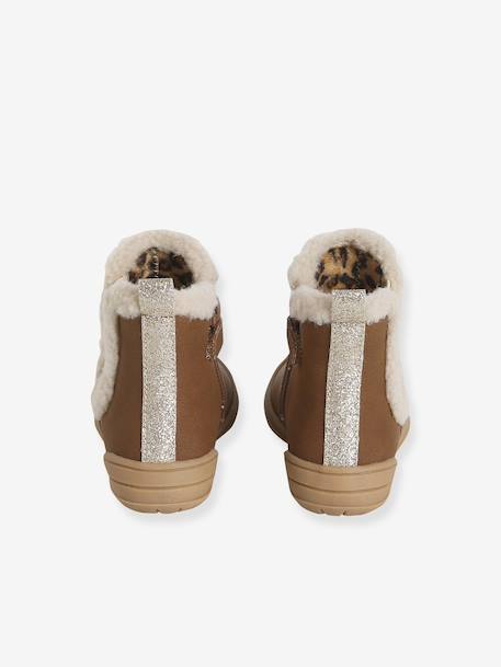 Boots bébé fille synthétique fourrées camel 4 - vertbaudet enfant 