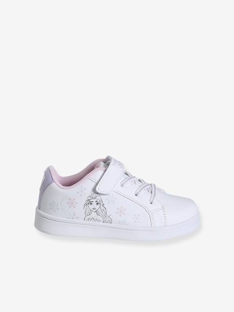 Baskets basses Disney Reine des Neiges fille blanc 2 - vertbaudet enfant 