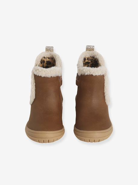 Boots bébé fille synthétique fourrées camel 5 - vertbaudet enfant 