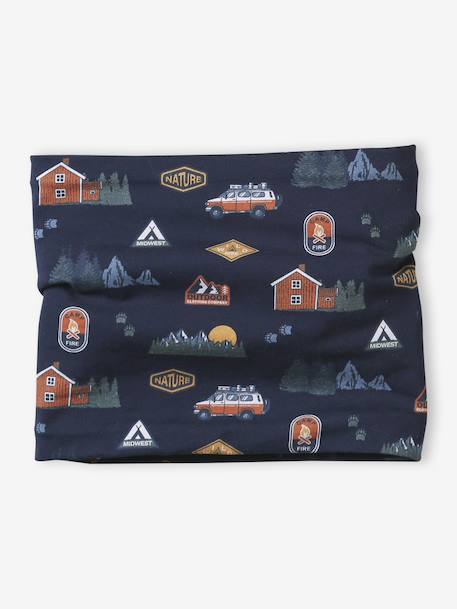 Ensemble garçon bonnet + snood « Nature » marine 3 - vertbaudet enfant 