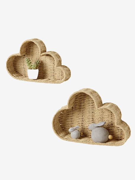 Lot de 2 étagères Nuage beige 3 - vertbaudet enfant 