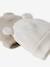 Lot de 2 bonnets naissance à oreilles d'ours bleu pâle + gris chiné+écru + beige 4 - vertbaudet enfant 
