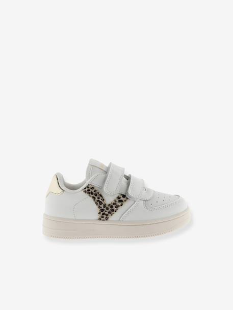 Baskets sport Tiempo Efecto à scratchs beige 2 - vertbaudet enfant 