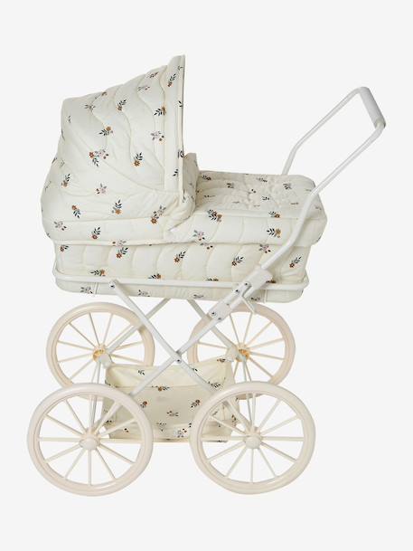 Landau pour poupon RETRO FLOWER écru 6 - vertbaudet enfant 