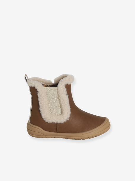 Boots bébé fille synthétique fourrées camel 2 - vertbaudet enfant 