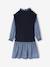 Robe 2 en1 fille marine 4 - vertbaudet enfant 
