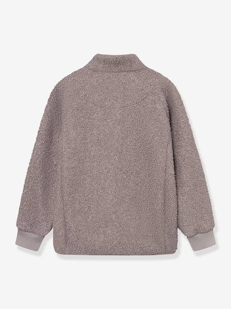 Veste en polaire Teddy avec fermeture éclair enfants MATCEDRIC MINI A TURE bleu foncé+cannelle+écru+lilas poudré+vert 12 - vertbaudet enfant 