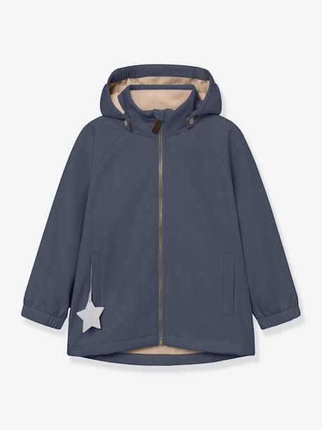 Veste softshell enfant MATADEN MINI A TURE bleu foncé+kaki 1 - vertbaudet enfant 