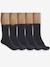 Lot de 5 paires de chaussettes enfant EcoDim marine 1 - vertbaudet enfant 