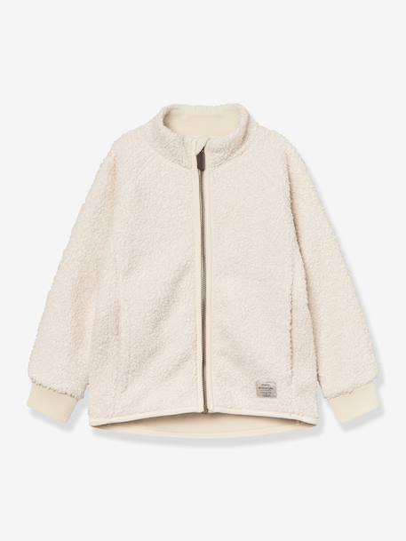 Veste en polaire Teddy avec fermeture éclair enfants MATCEDRIC MINI A TURE bleu foncé+cannelle+écru+lilas poudré+vert 6 - vertbaudet enfant 