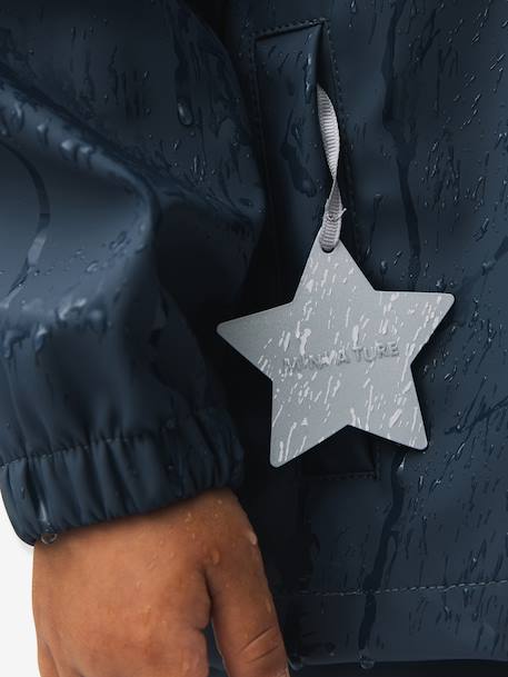 Ensemble veste et pantalon de pluie enfants MATREINAR MINI A TURE bleu foncé+vert 7 - vertbaudet enfant 
