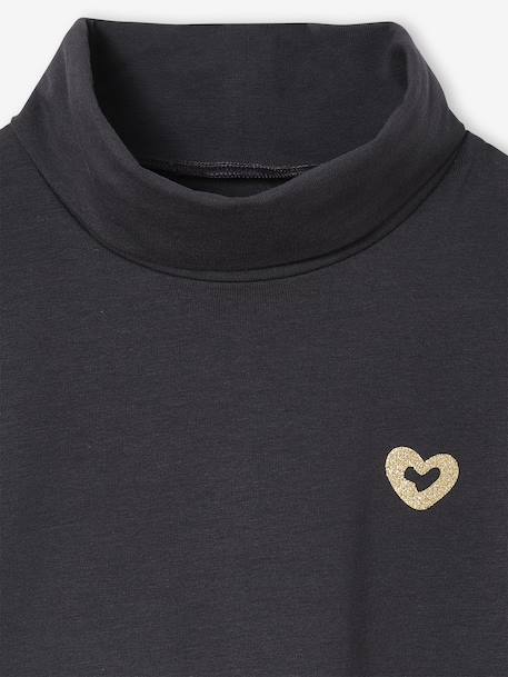 Lot de 3 T-shirts col roulé fille écru+lot rose poudré 9 - vertbaudet enfant 