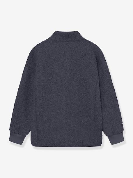 Veste en polaire Teddy avec fermeture éclair enfants MATCEDRIC MINI A TURE bleu foncé+cannelle+écru+lilas poudré+vert 3 - vertbaudet enfant 
