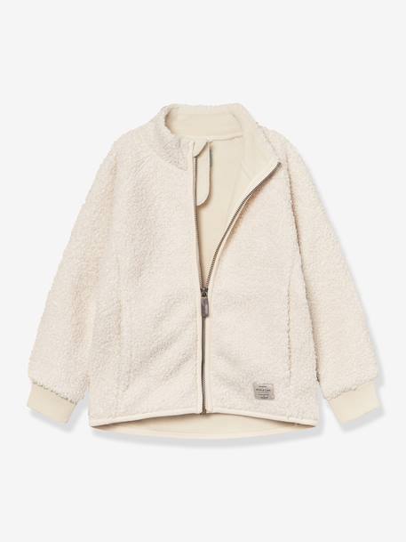 Veste en polaire Teddy avec fermeture éclair enfants MATCEDRIC MINI A TURE bleu foncé+cannelle+écru+lilas poudré+vert 7 - vertbaudet enfant 