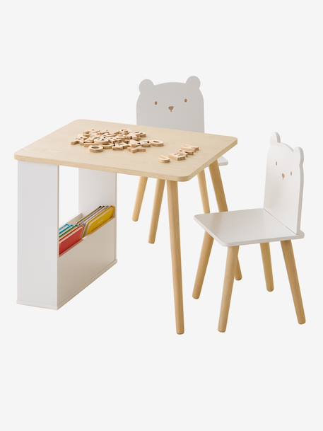 Table et chaises enfant Ourson blanc 3 - vertbaudet enfant 