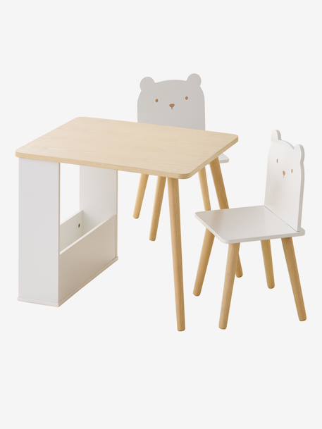 Table et chaises enfant Ourson blanc 4 - vertbaudet enfant 